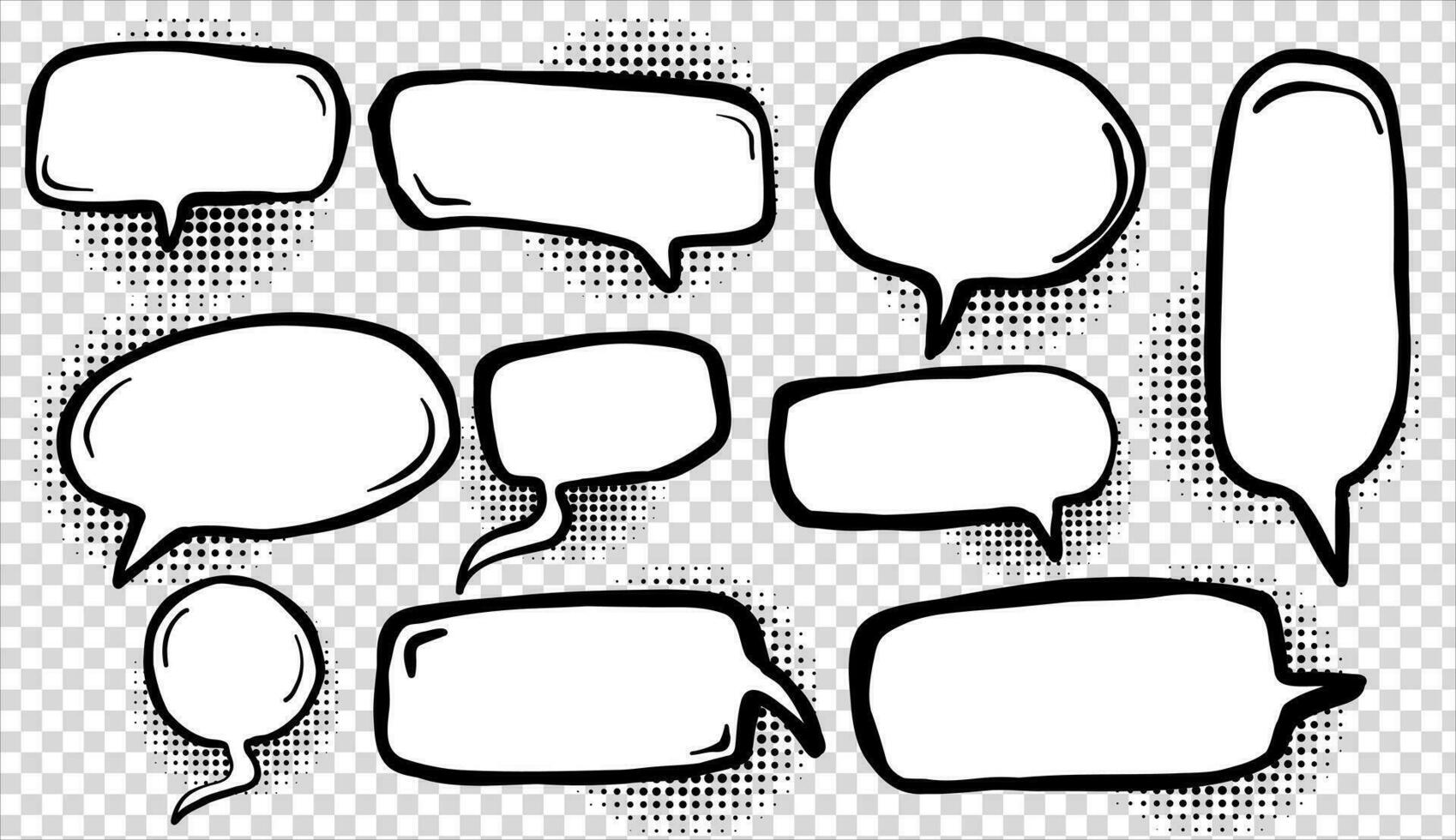 Illustration of spaces for text input. vector
