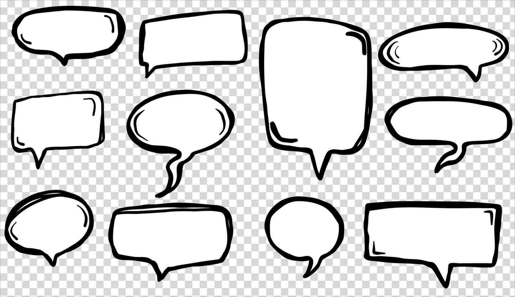 Illustration of spaces for text input. vector