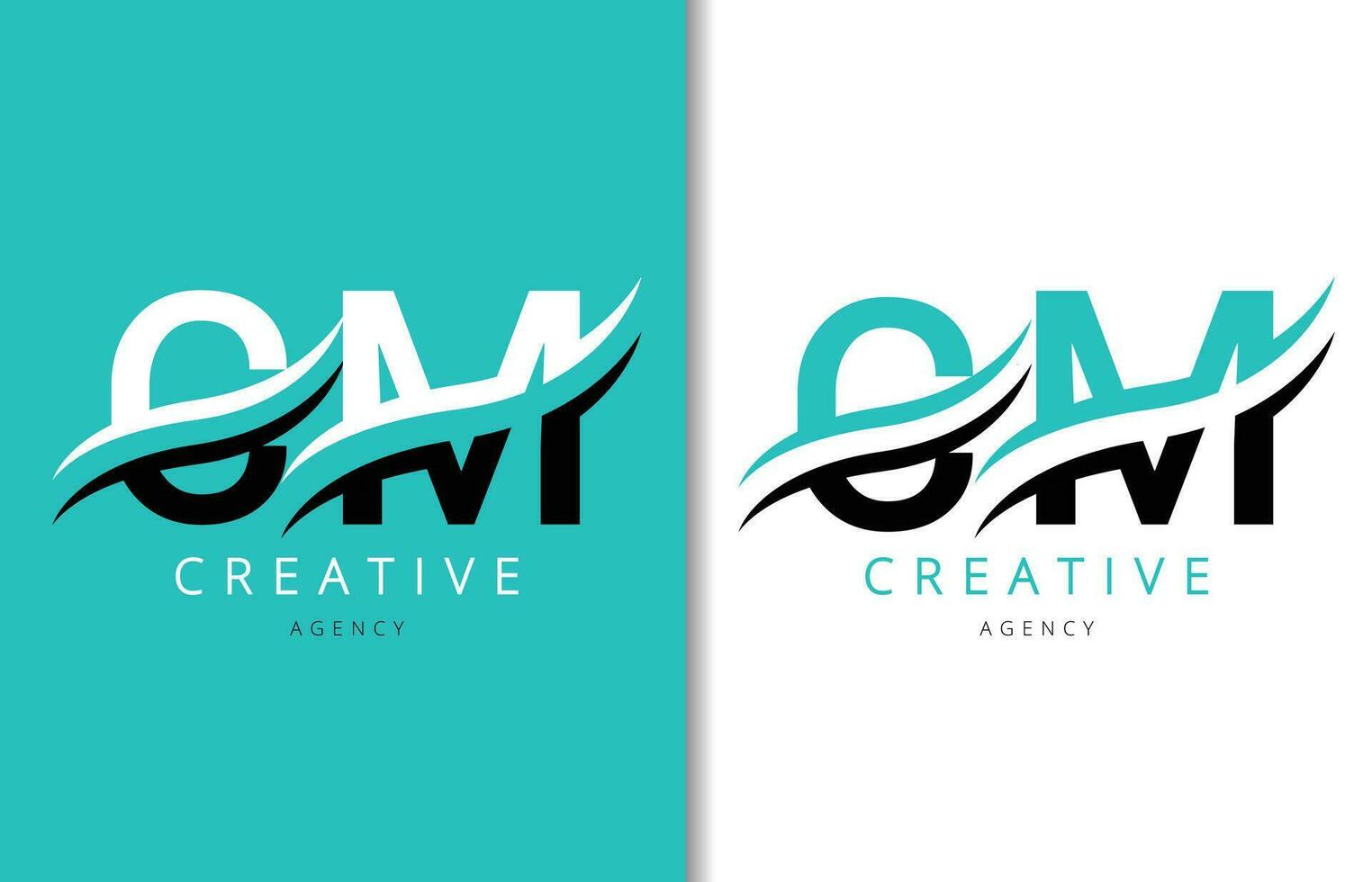 CM Letter Logo Design with Background and Creative company logo. Modern Lettering Fashion Design. Vector illustration