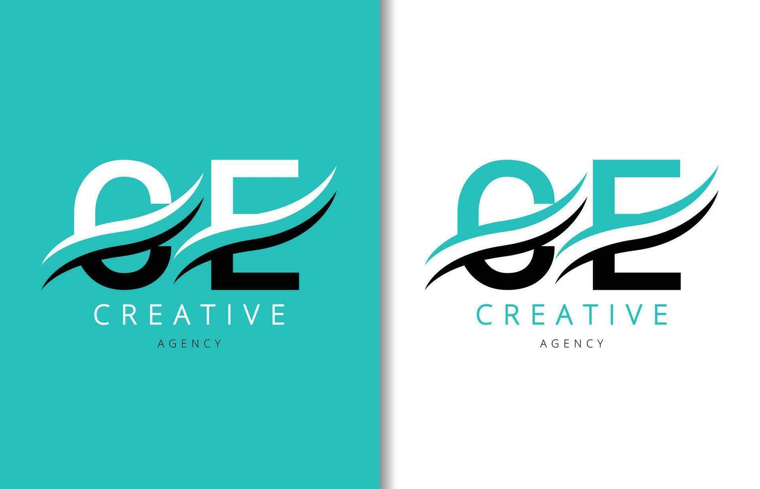 CE Letter Logo Design with Background and Creative company logo. Modern Lettering Fashion Design. Vector illustration