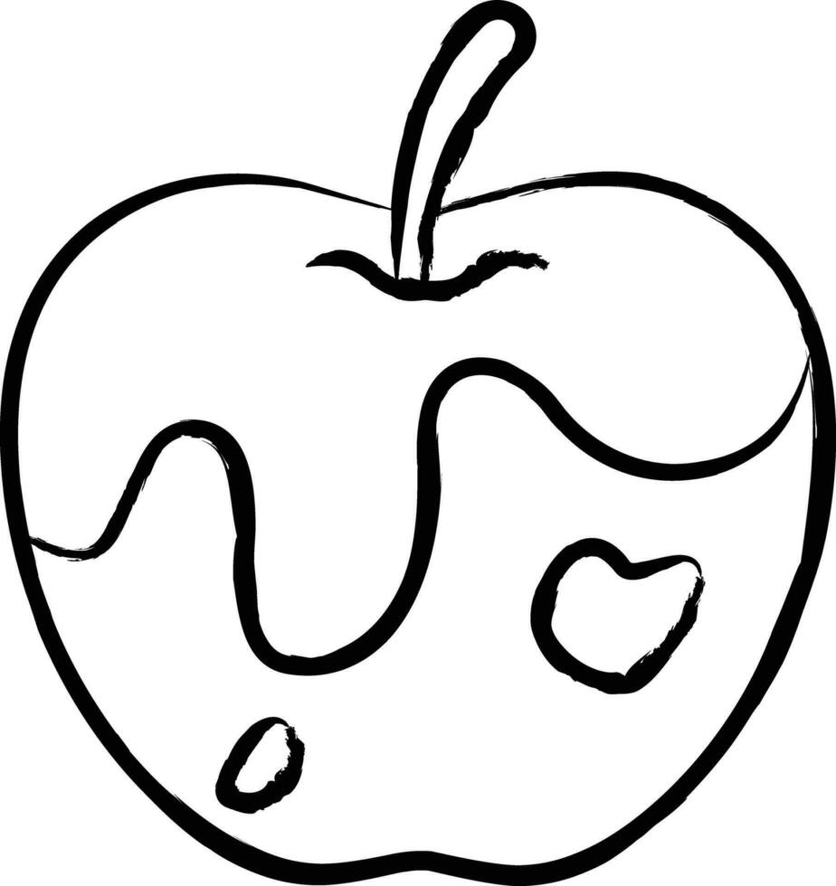 Magic Apple hand drawn vector illustrations