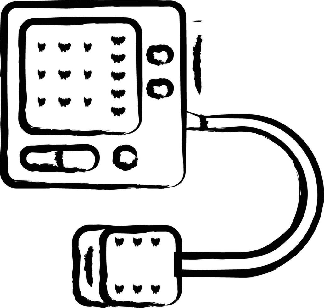 Blood Pressure hand drawn vector illustrations
