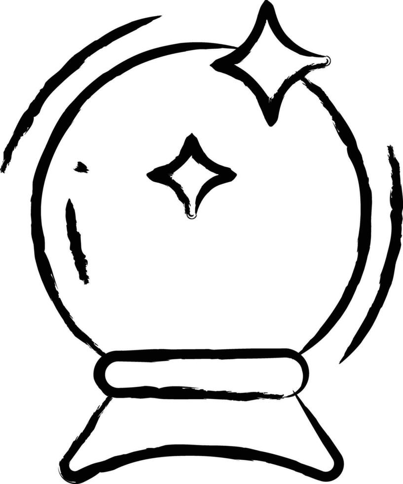 Magic Ball hand drawn vector illustrations