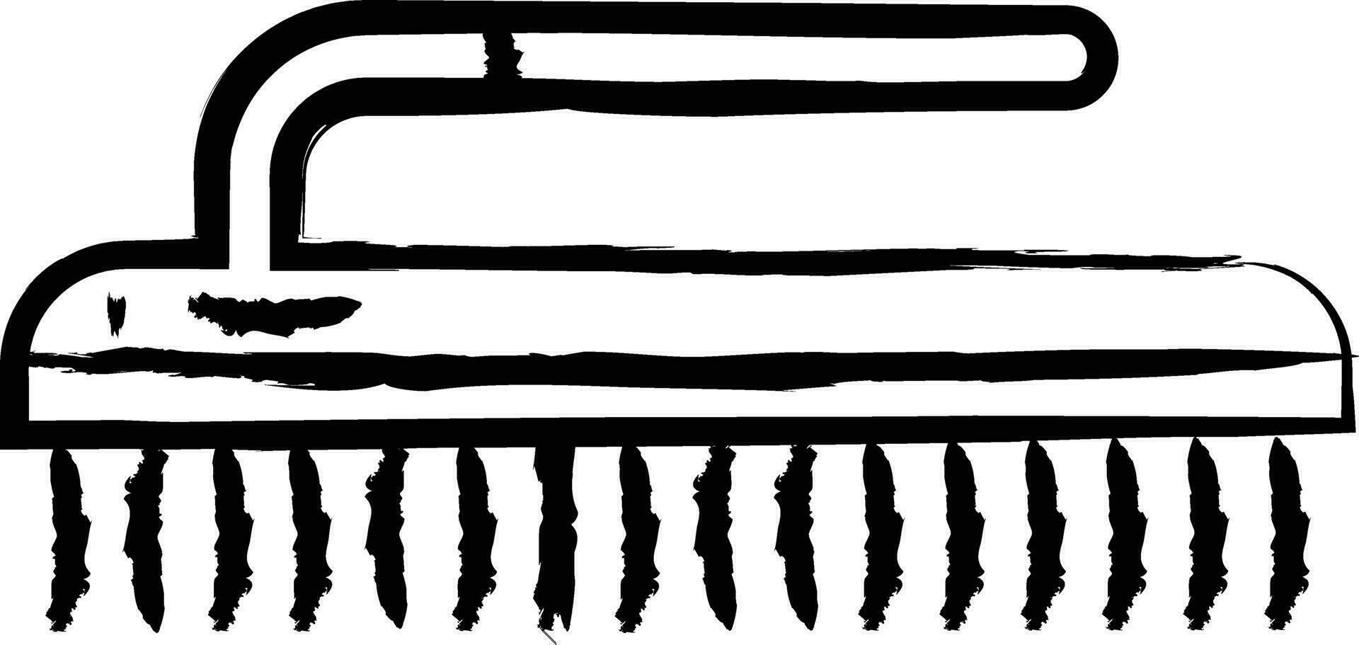 Brush hand drawn vector illustration
