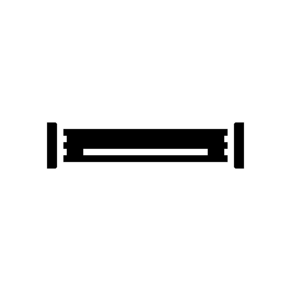 supply pipeline glyph icon vector illustration