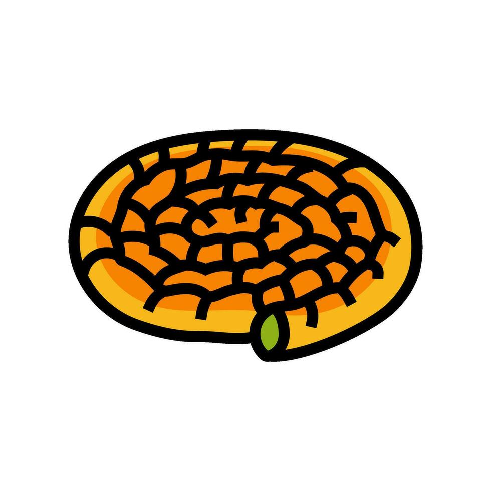 borek pastry turkish cuisine color icon vector illustration