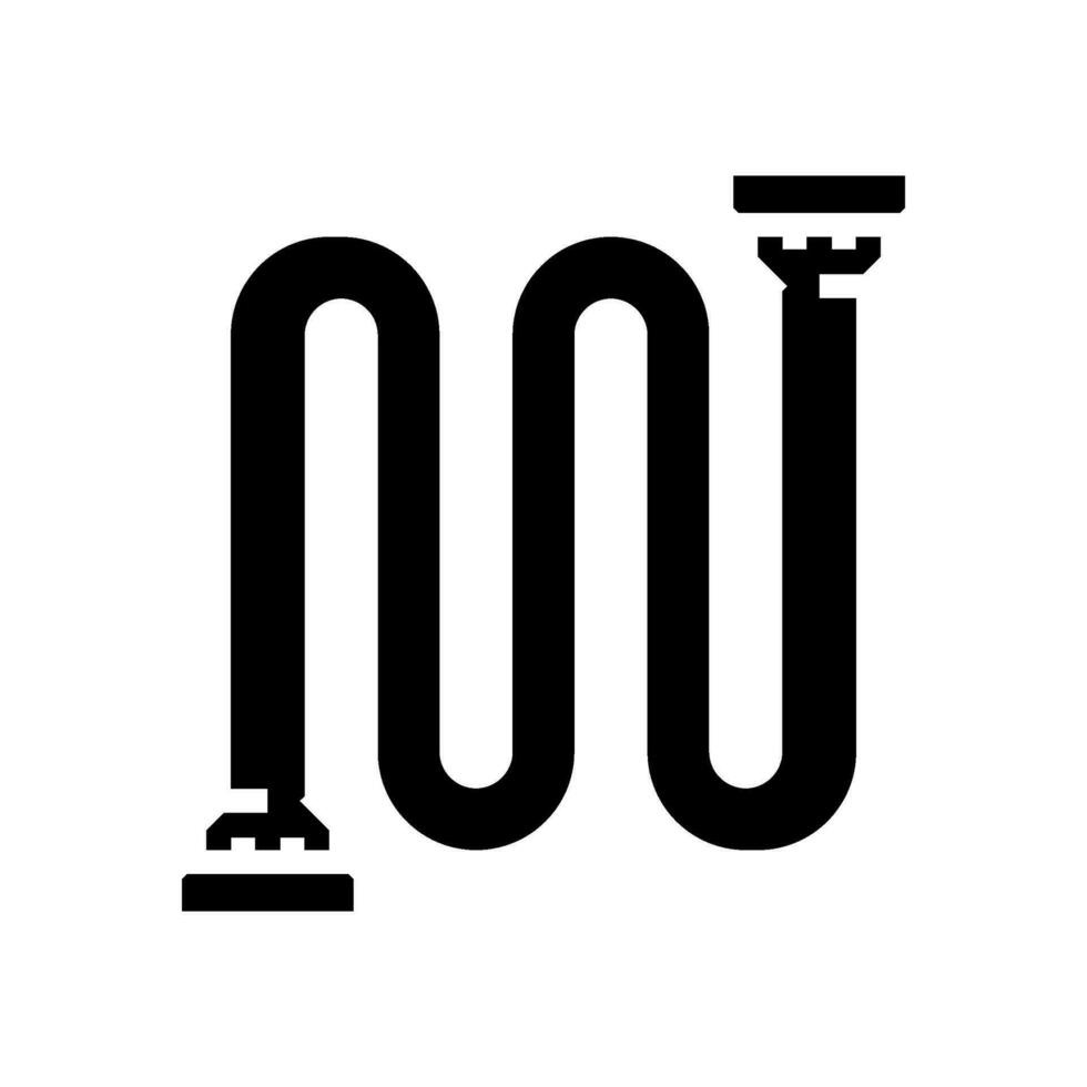 power pipeline glyph icon vector illustration
