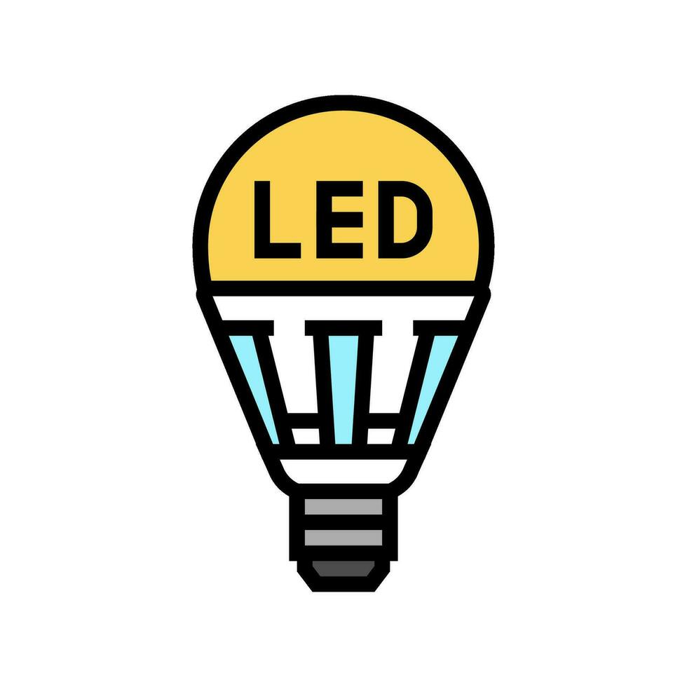 led lighting energy color icon vector illustration