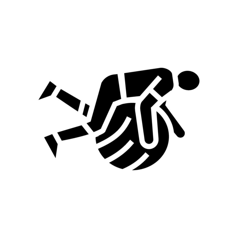 sensory diet occupational therapist glyph icon vector illustration