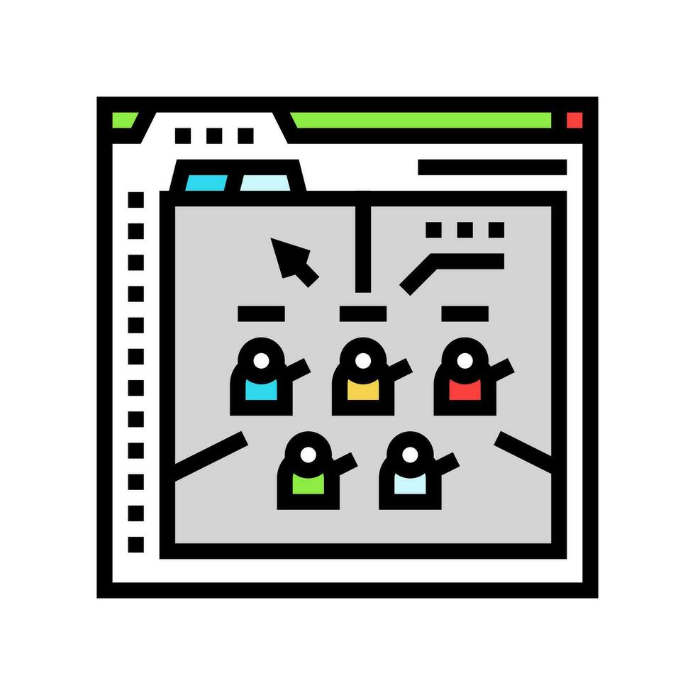 ai generado en línea aprendizaje plataforma web íconos conjunto vector