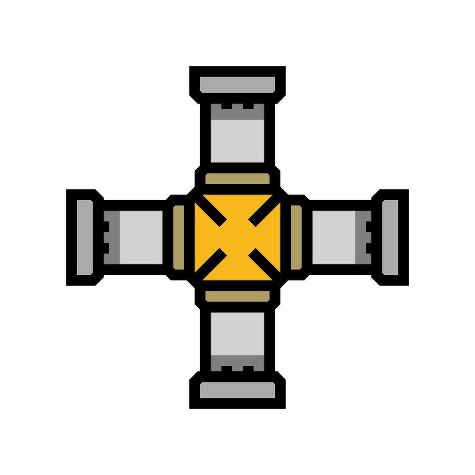 engineering pipeline color icon vector illustration