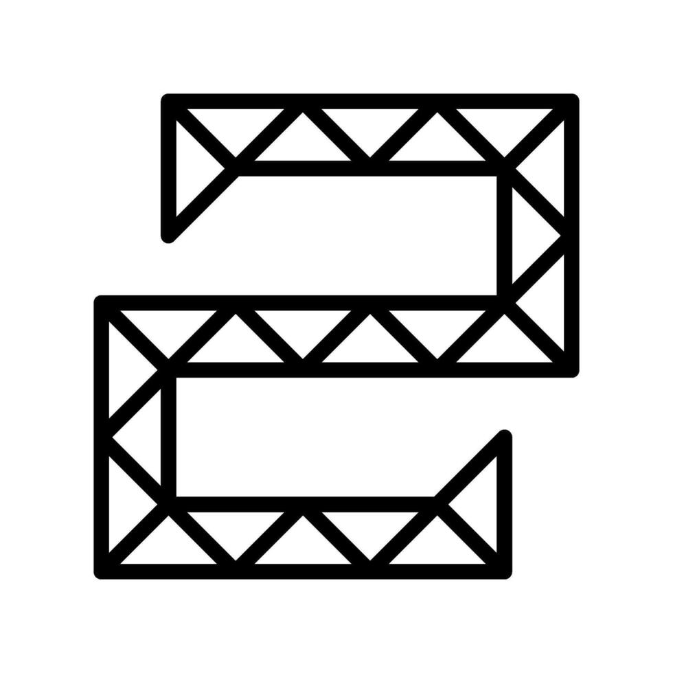 twisting toy fidget line icon vector illustration