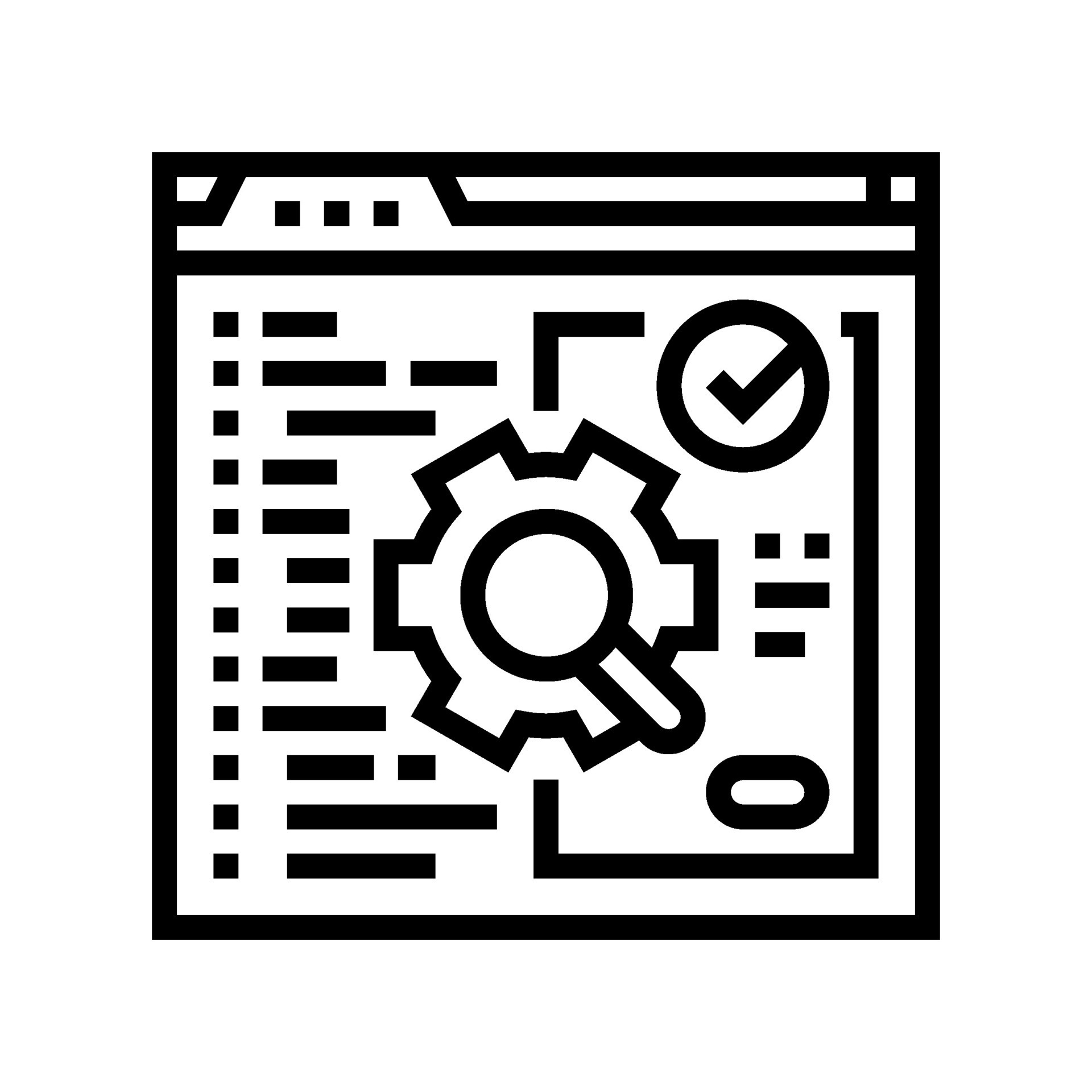 software testing line icon vector illustration 34789267 Vector Art at ...