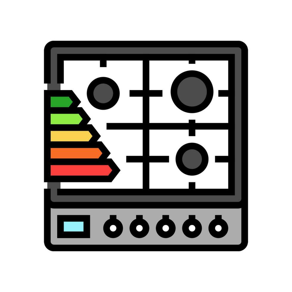 cooking energy efficient color icon vector illustration