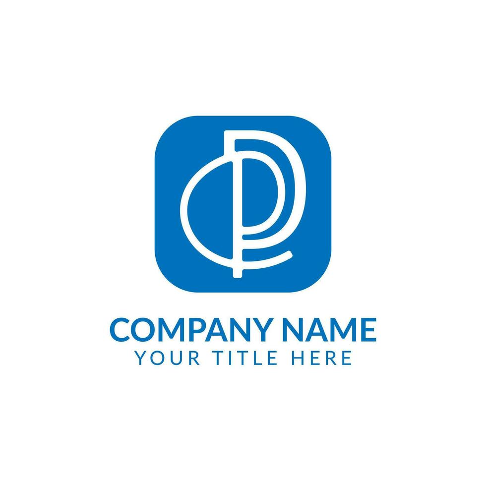Vector letter DP PD logo