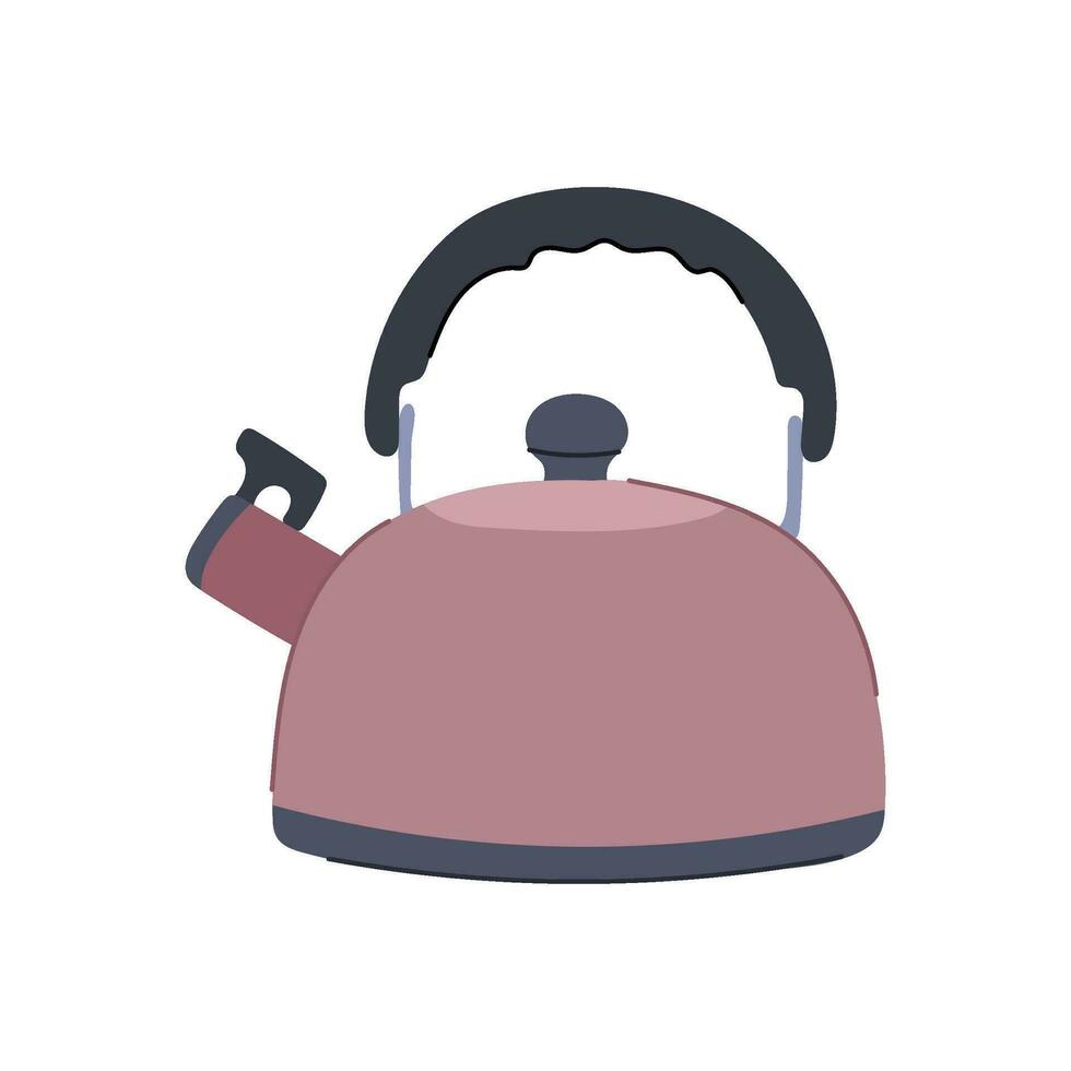 heat kettle cartoon vector illustration