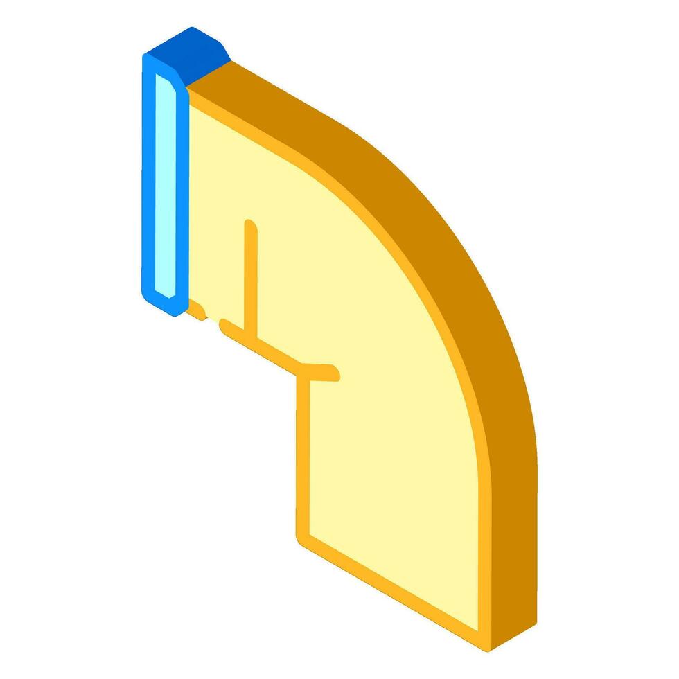 gasoline pipeline isometric icon vector illustration