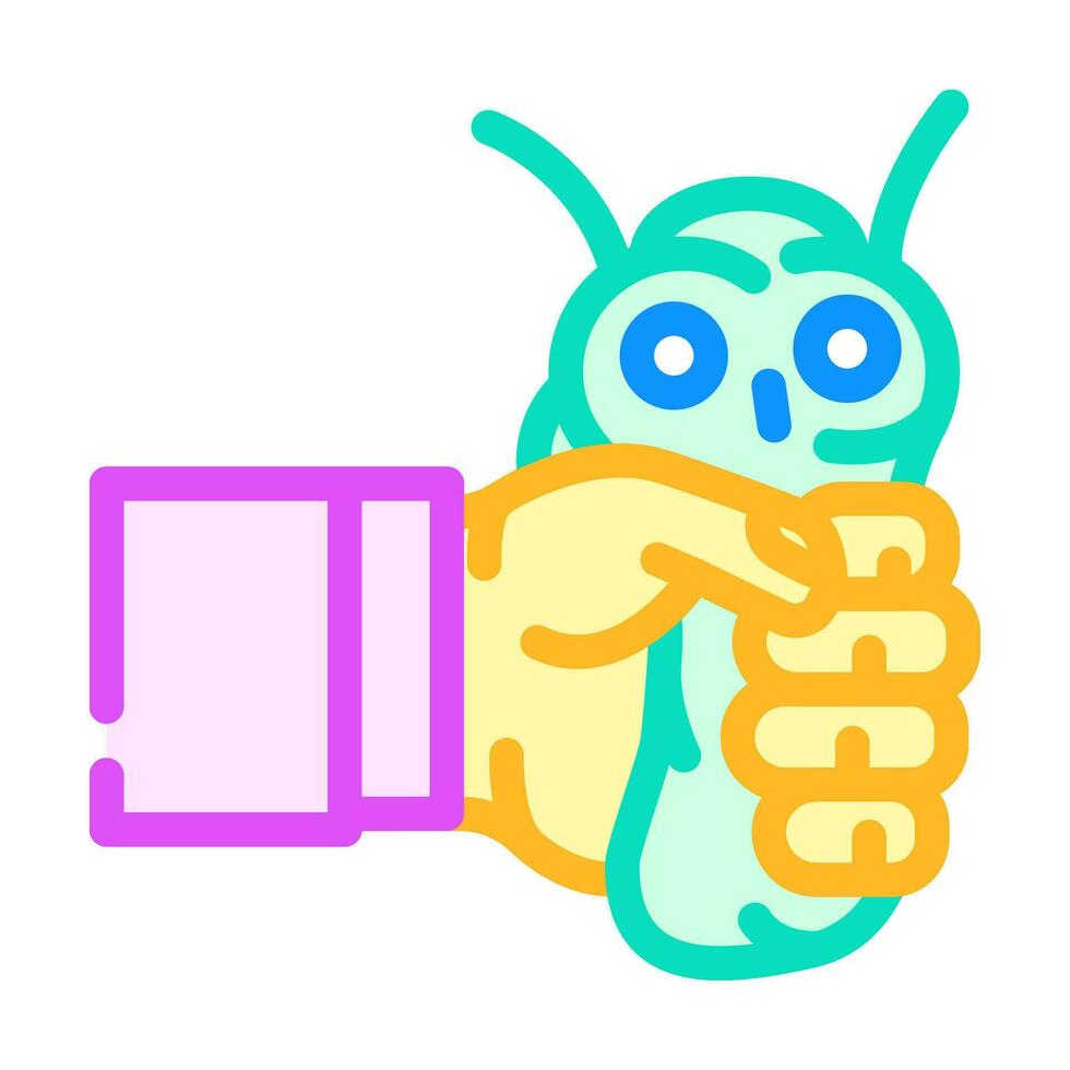 squeeze toy fidget color icon vector illustration