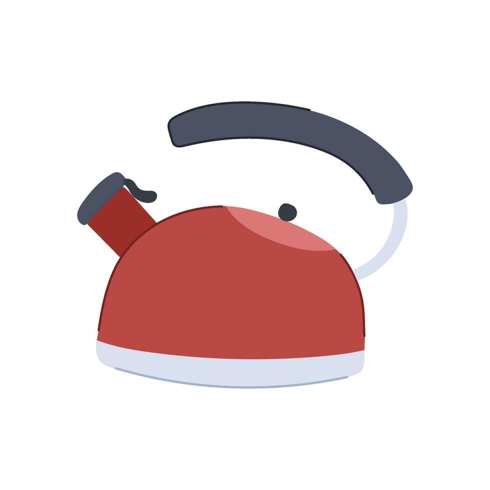 drink kettle cartoon vector illustration