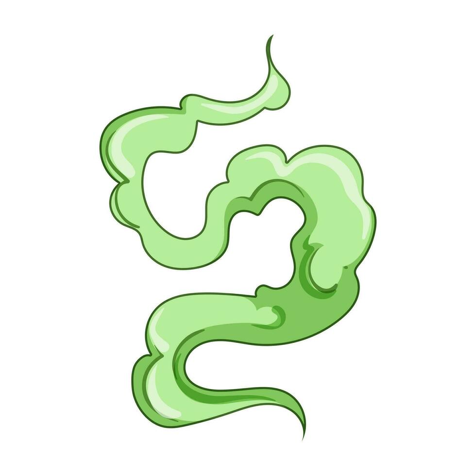 stink smell fart cartoon vector illustration