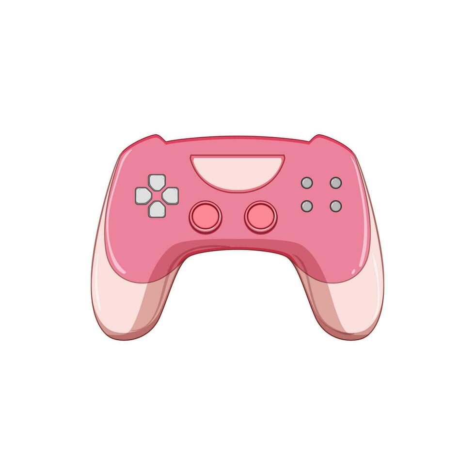 computadora gamepad dibujos animados vector ilustración