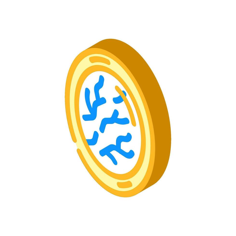worry stones fidget toy isometric icon vector illustration