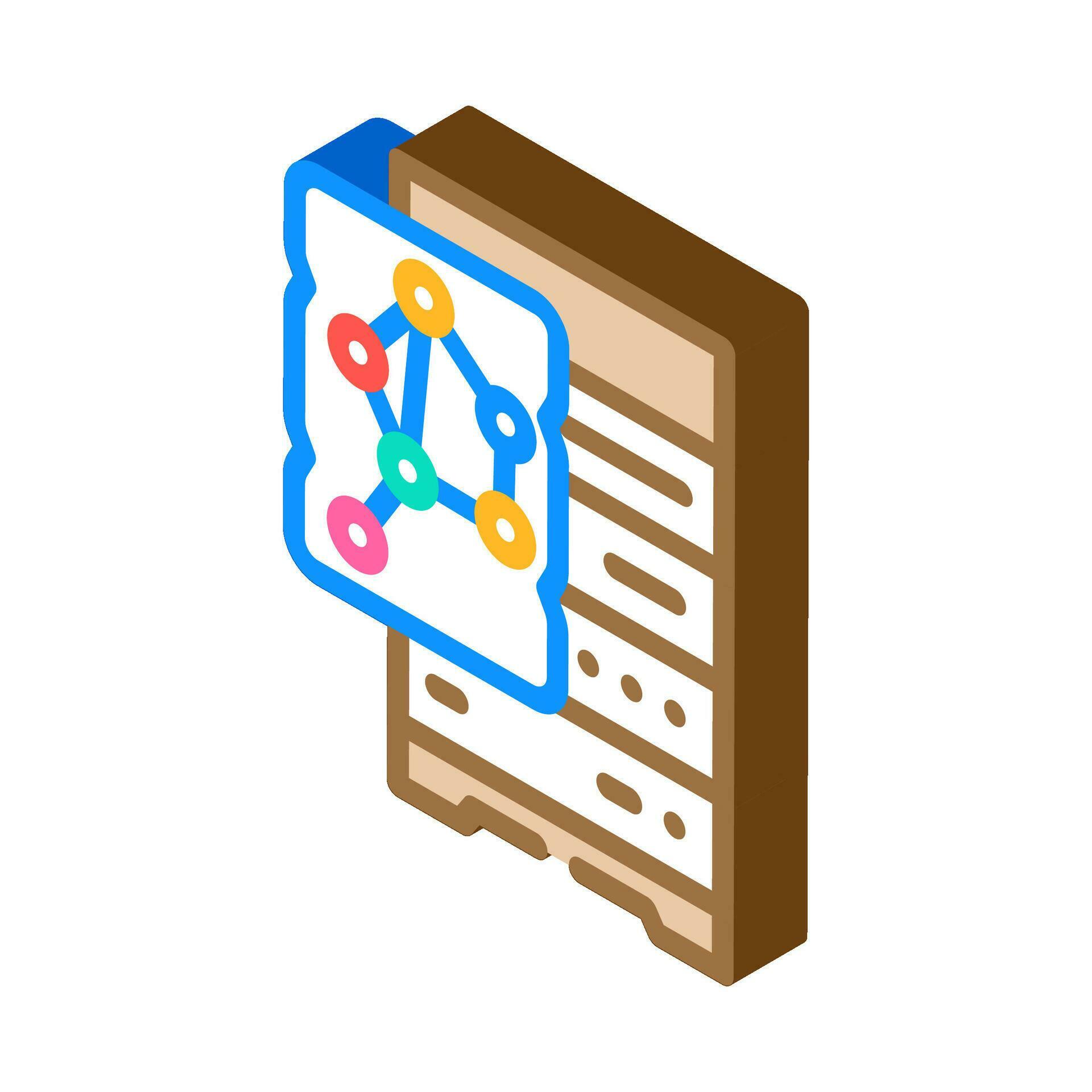 nosql database isometric icon vector illustration 34790481 Vector Art ...