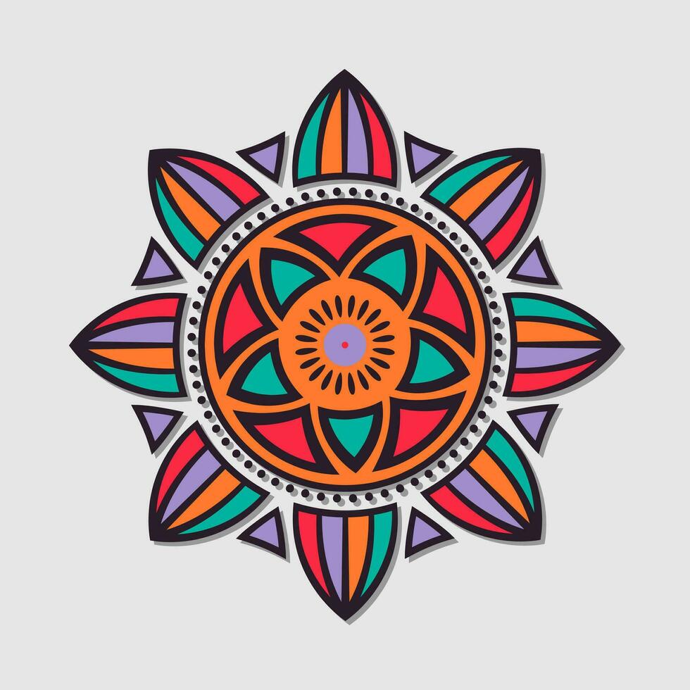 Indian mandala vector