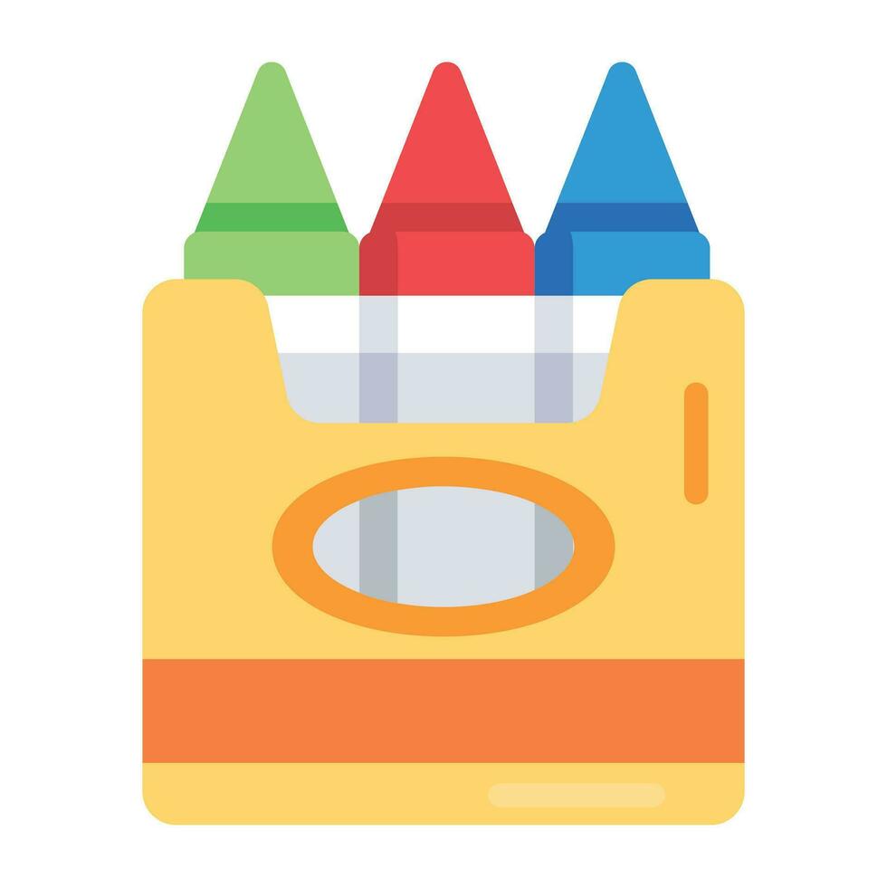 Trendy Pastel Crayons vector