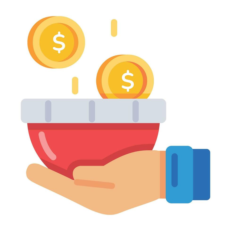 Trendy Poverty Concepts vector