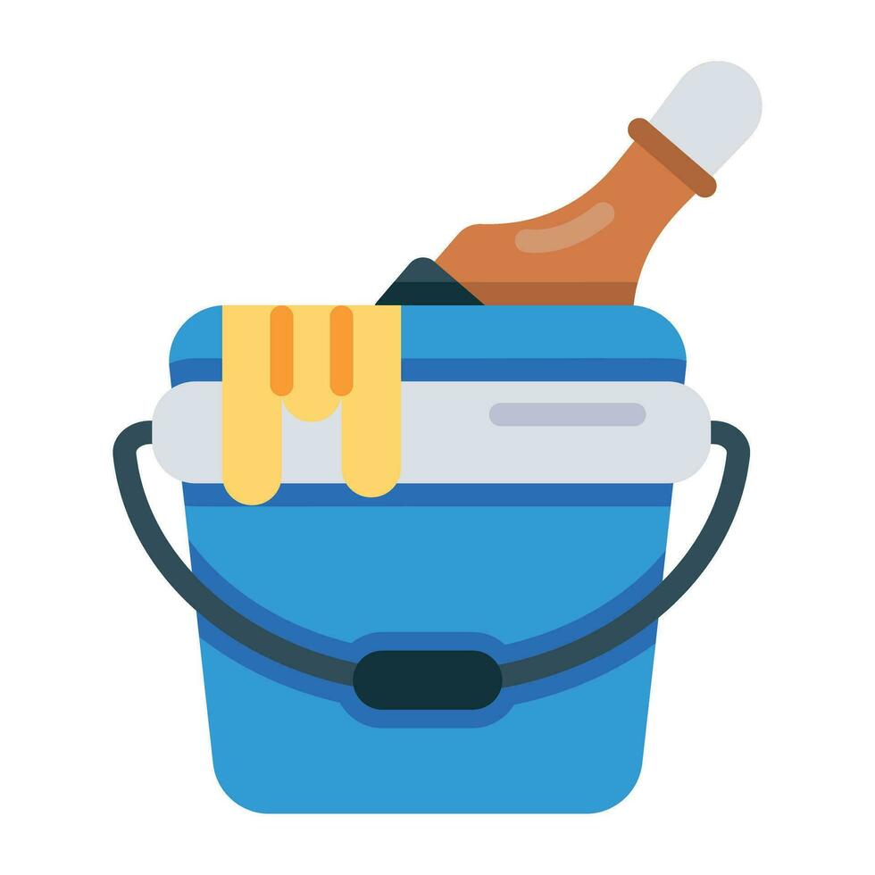 Trendy Paint Bucket vector