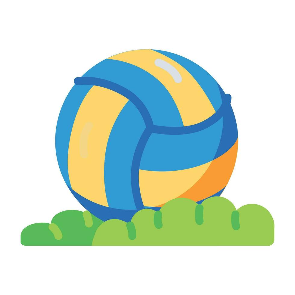 conceptos de voleibol de moda vector