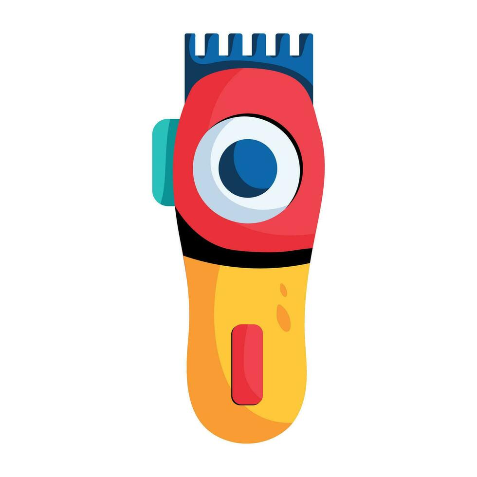 Trendy Beard Trimmer vector