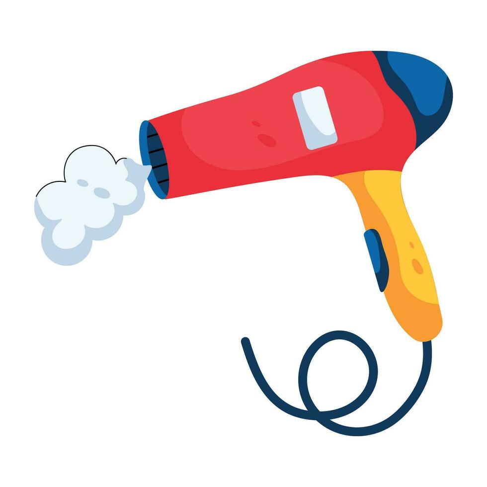 Trendy Blow Dryer vector