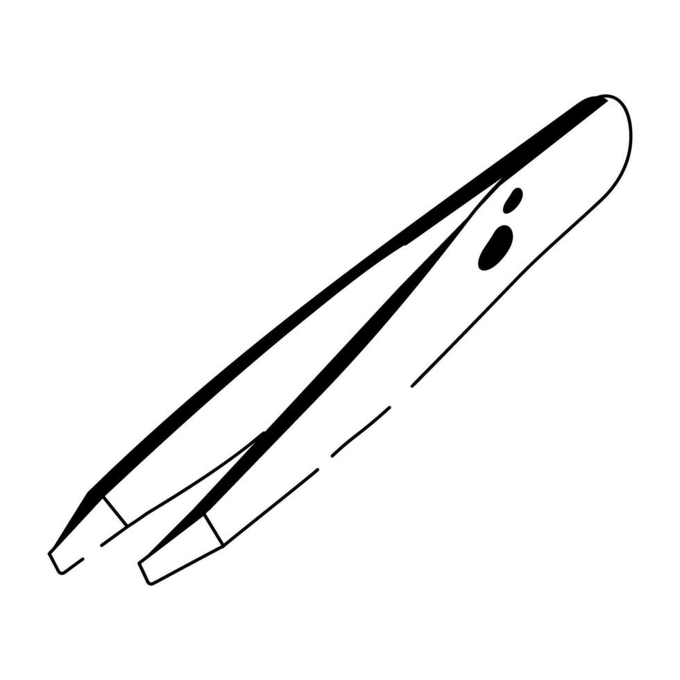 Trendy Tweezer Concepts vector