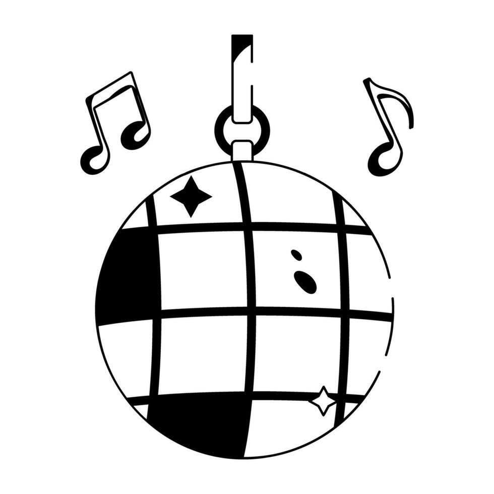 Trendy Disco Music vector