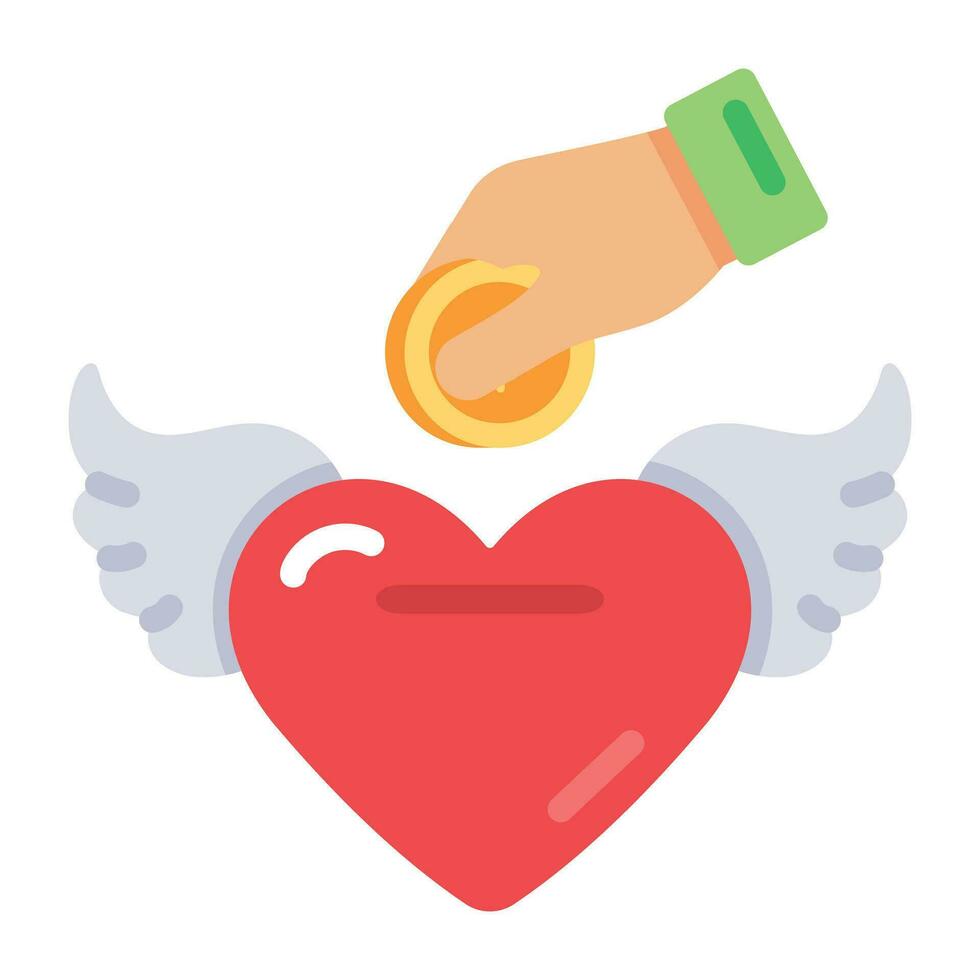 Trendy Charity Support vector