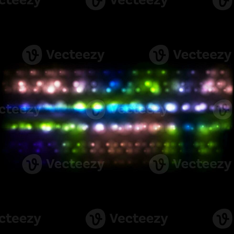 Colorful luminous bokeh festive background photo