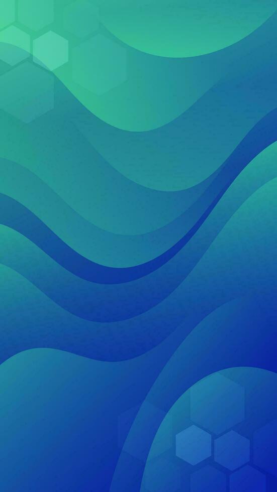 Abstract background green blue color with wavy lines and gradients is a versatile asset suitable for various design projects such as websites, presentations, print materials, social media posts vector