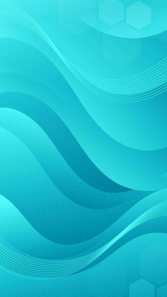 Abstract background blue color with wavy lines and gradients is a versatile asset suitable for various design projects such as websites, presentations, print materials, social media posts vector