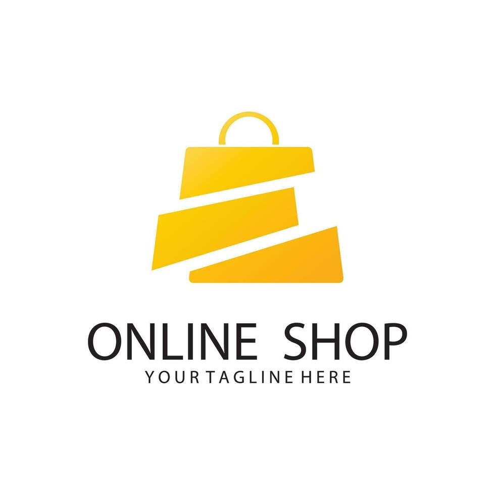Online Shop Logo Template vector