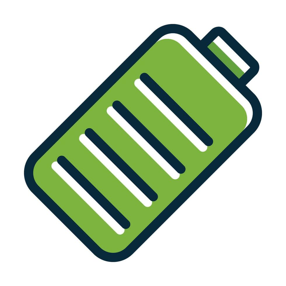 Battery Vector Thick Line Filled Dark Colors