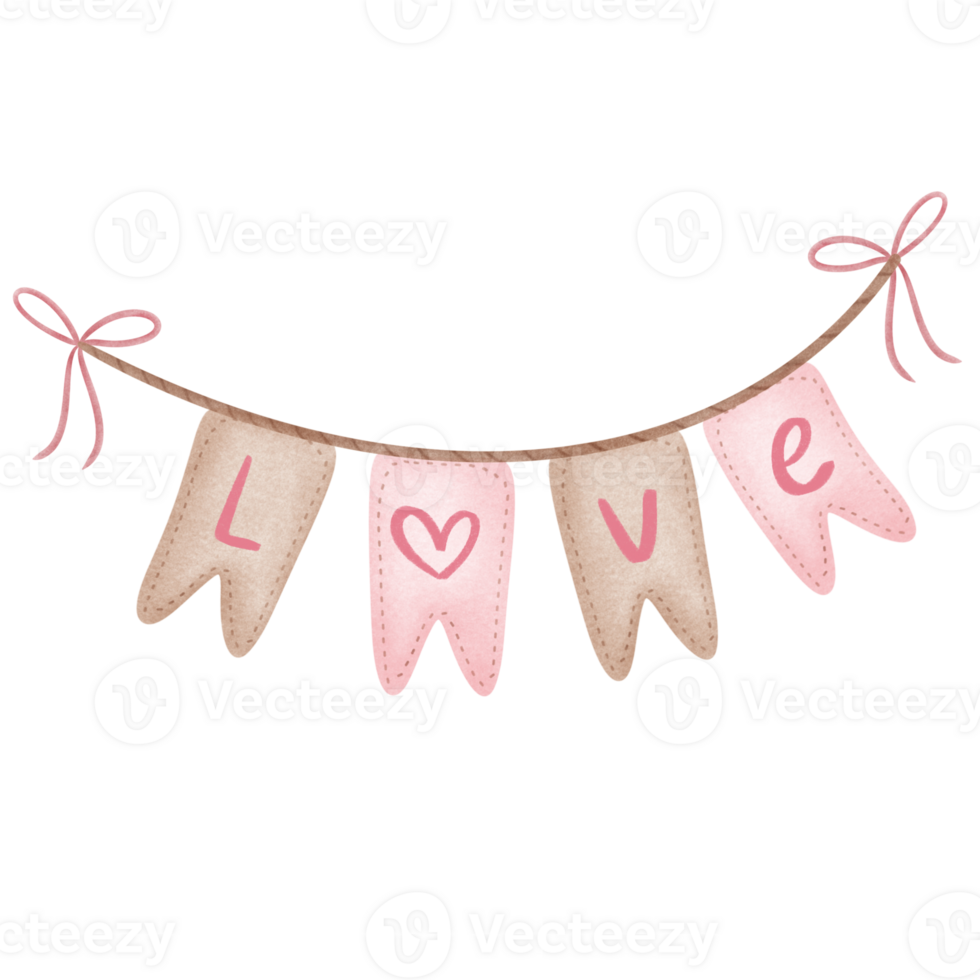 Elegant Handdrawn Valentine's Day Artwork in Pink Watercolor, Embodying Passion and Tender Emotions for Special Occasions png