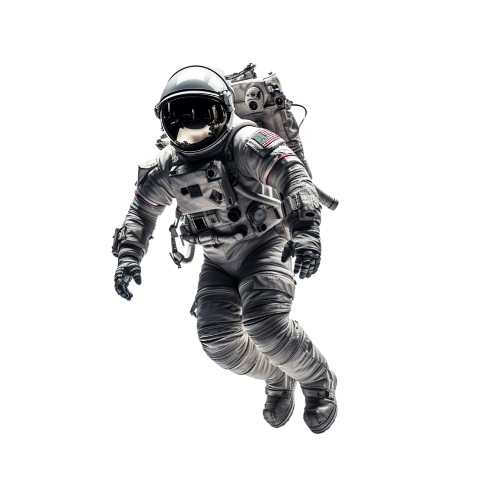 AI generated astronaut on transparent background PNG image