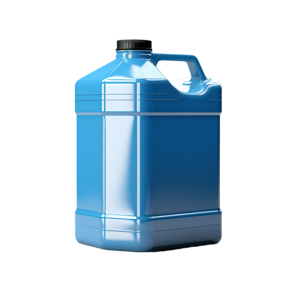 AI generated oil can on transparent background PNG image