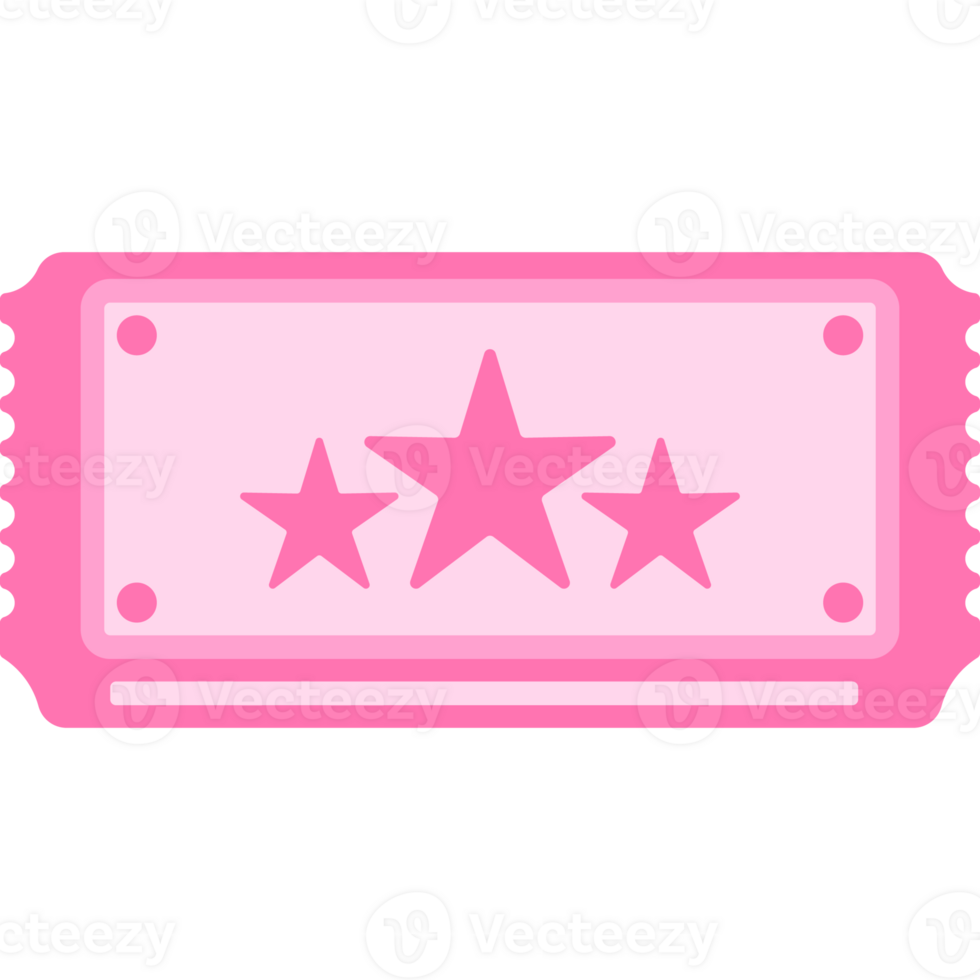 Carnival Tickets Illustration PNG Transparent Background