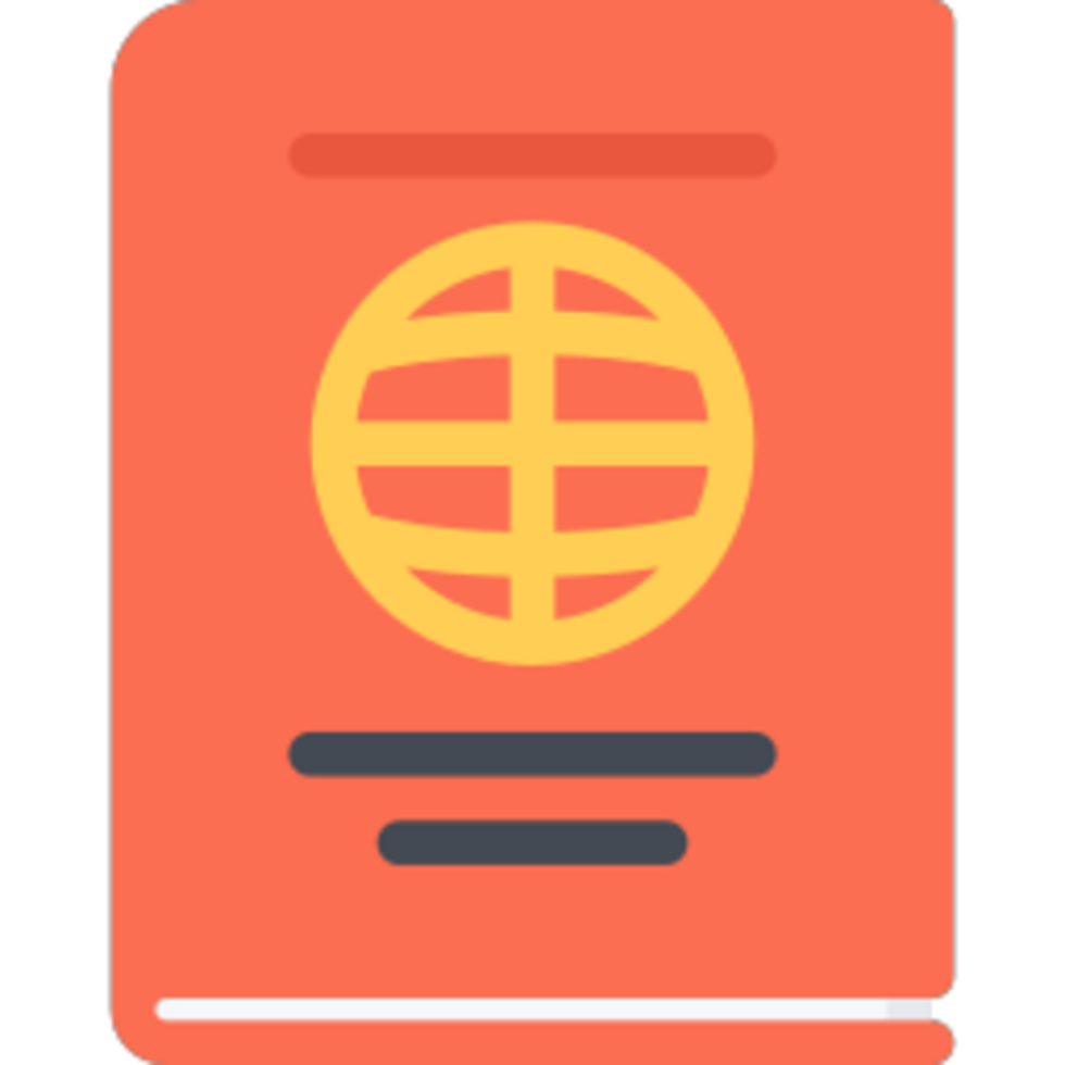 international passport illustration design png