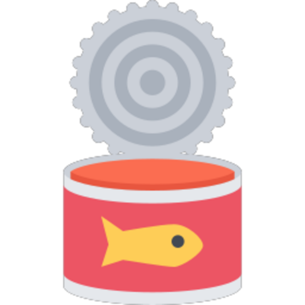 Canned fish illustration design 34793876 PNG