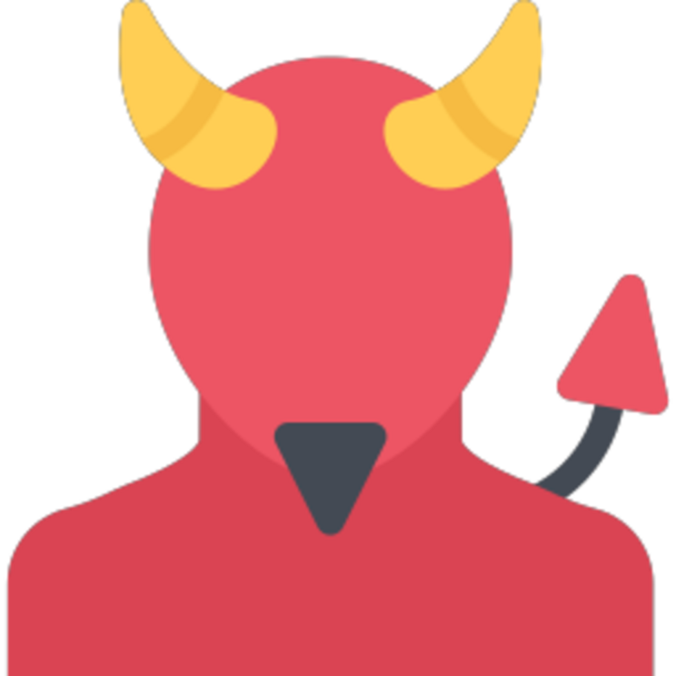 Devil illustration design png