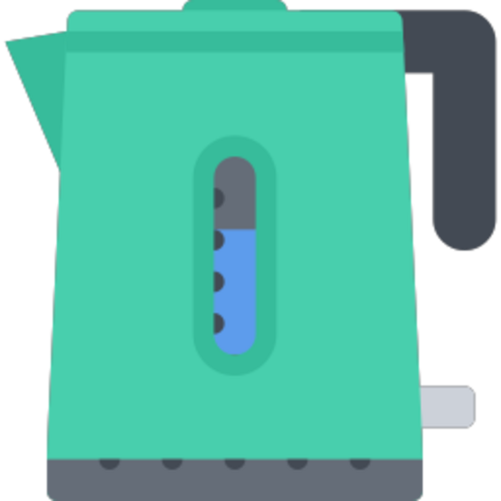 Electric kettle illustration design png